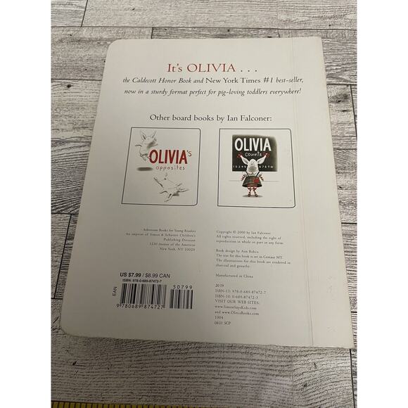 Olivia The Pig 7” inch Plush Toy Stuffed Animal And Book - Picture 3 of 9